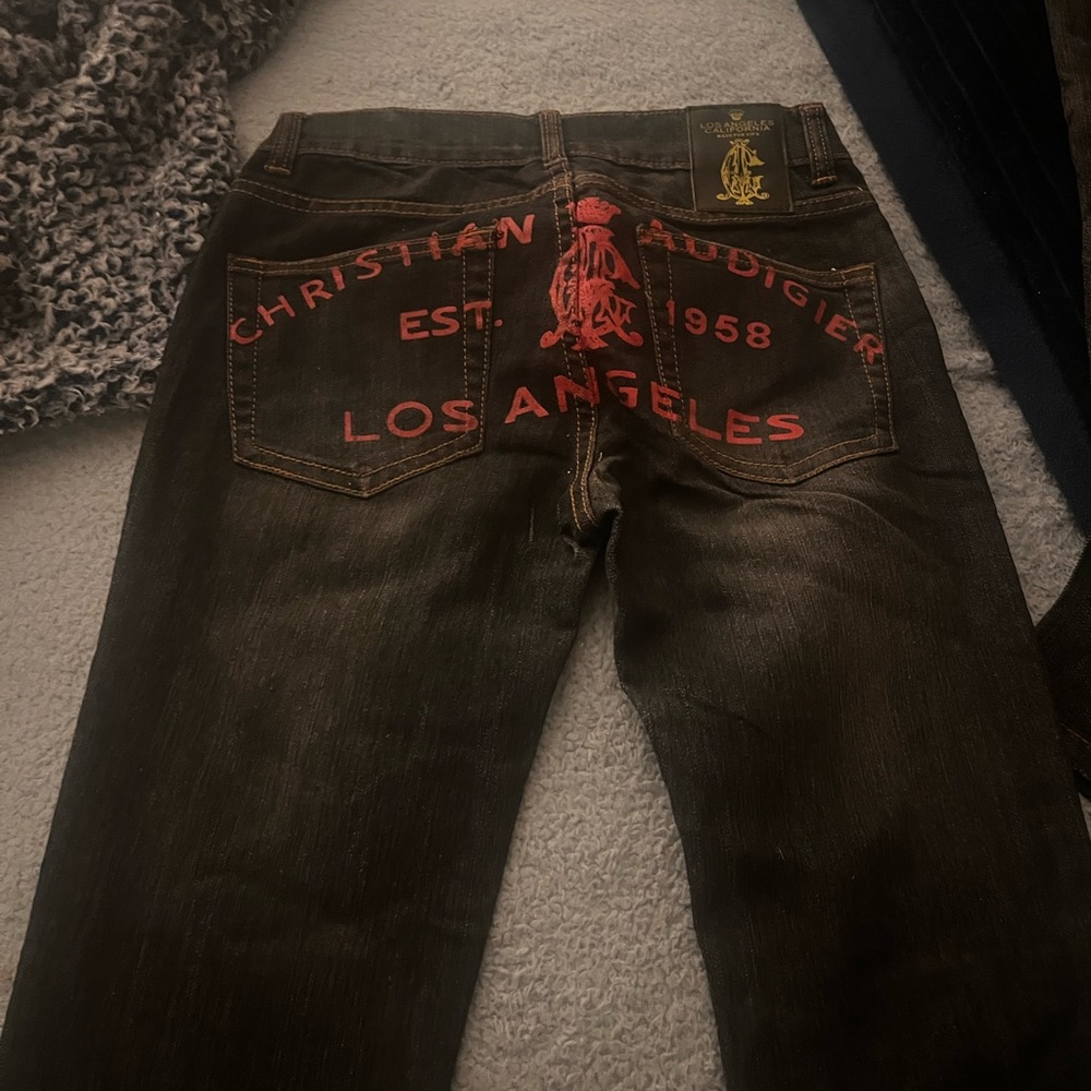 Christian Audigier pants